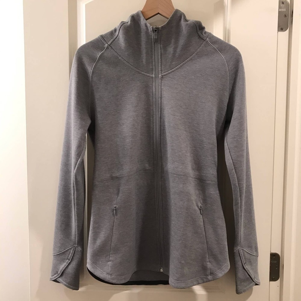 The North Face Women's Gray Wrap-ture Full Zip Jacket - Small
